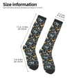 thumbnail image 5 of Balery Flowers Butterfly Printed Novelty Socks Men's Women's Crew Socks Sports Socks Knee High Socks Cotton Socks Quirky and Cool Socks, 5 of 9