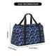 thumbnail image 3 of Disketp purple flower blue Skull Bolsa de Viaje Tipo Duffle, Bolso de Mano para Fin de Semana para Mujer, Bolsa de Gimnasio Ligera para Hombre, Esencial para Viajes, 3 of 7