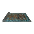 thumbnail image 2 of Ahgly Company Indoor Rectangle Oriental Light Blue Traditional Area Rugs, 2' x 5', 2 of 4