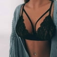 thumbnail image 2 of Lencería Para Mujer Sujetadores Encaje Hueco Tirantes Sujetador Jaula Crop Top Bustier Chaleco Odeerbi ODB140421, 2 of 8