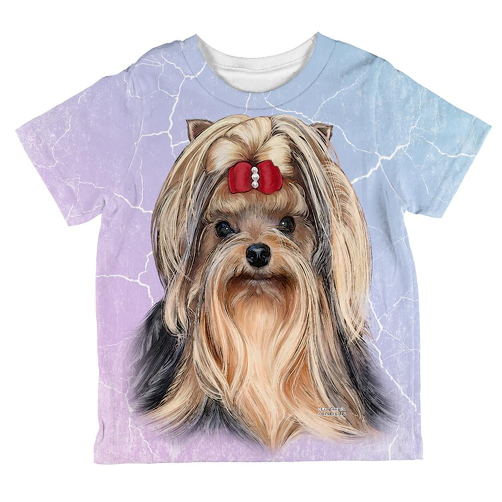 Yorkshire Terrier Live Forever All Over Toddler T Shirt Multi 6T