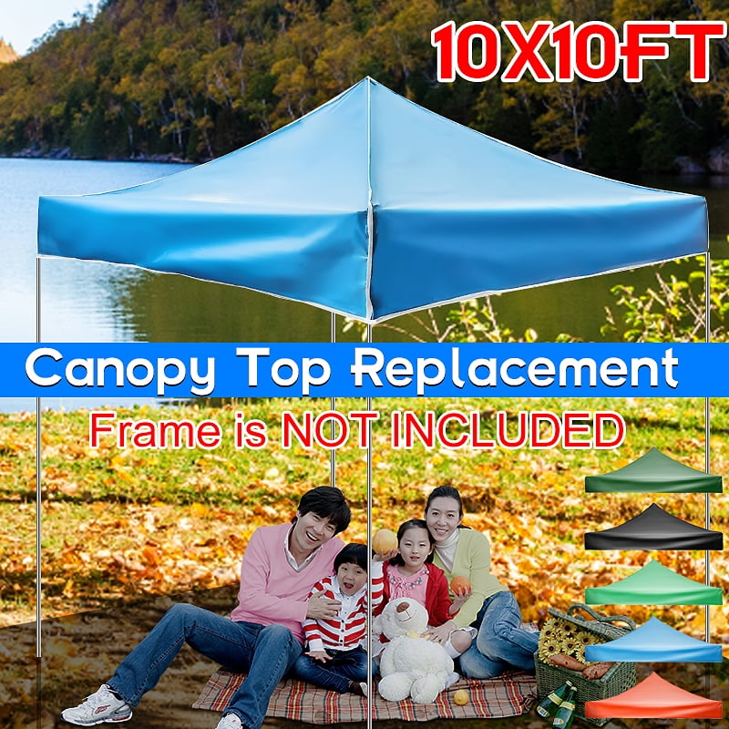 10x10ft Canopy Top Replacement Outdoor UV Sunshade Tent Polyester Cover 