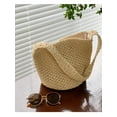 thumbnail image 6 of Zhengup Korean Handmade Woven Bag, Fashionable Grass Woven Bag, Woven Bag, Water Bucket Bag, Beach Vacation Bag, 6 of 6