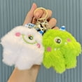 thumbnail image 2 of Llavero de peluche con forma de pequeño monstruo de un solo ojo, colgante para bolso, llavero de dibujos animados, regalo pequeño, 2 of 6