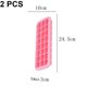 thumbnail image 2 of 2 moldes para cubitos de hielo caseros-24 rejillas rosa + 24 rejillas verde Vhermosa CPB-US-CJZ160-7, 2 of 4