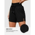 thumbnail image 5 of Alove Womens Bathing Suit Quick Dry 6" High Waisted Swim Board Shorts Beach Shorts with Pockets, 5 of 8