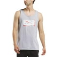 thumbnail image 3 of Reebok Mens Classic fit Sleeveless Graphic Tank Top Shirt Large Grey Solid, 3 of 6