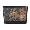 thumbnail image 7 of Men's RFID Blocking Premium Leather Camouflage Bifold Wallet With Fixed Flip Up ID Window Camo Military Design, 7 of 7