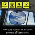 thumbnail image 2 of Auto Drive Mesh Side Window Sunshade, Universal Fit, 18 in x 14 in, 2 Count, AD021701B-4, 2 of 8