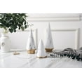 thumbnail image 2 of QIAOIDEA Set of 3 WHITE Simple Elegant Ceramic Christmas Tree Tabletop Counter Centerpiece Mantel Shelf Home Decor Accents Xmas Tree Decoration, 2 of 5