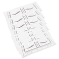 thumbnail image 4 of Pegatinas con forma de cejas 50 piezas Jadeshay plantillas transparentes para cejas Regla de microblading, 4 of 14