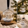 thumbnail image 4 of Liamobondopolis Glowing Christmas Story Ornament, Light Up Mini Holiday Scene with Polar Bear for Christmas Tree and Winter Home, 4 of 7