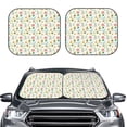 thumbnail image 2 of Haiem Summer Beach Gnomes Car Windshield Sun Shade (2 Pieces) Foldable Windshield Sun Shade Car Accessories for Truck SUV Pickup-Medium, 2 of 7