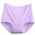 thumbnail image 1 of dianhelloya Women Casual High Waist Menstrual Period Leak Proof Underwear Cotton Briefs, 1 of 8