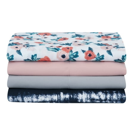 Mainstays Microfiber Sheet Set, Full, Arctic White
