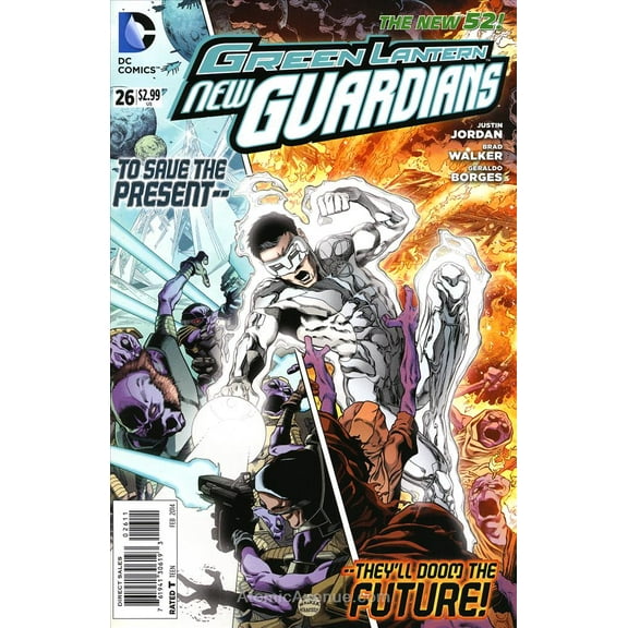 Green Lantern: New Guardians #26 VF ; DC Comic Book