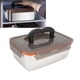 thumbnail image 5 of Fiambrera, Contenedores de Almacenamiento de Alimentos de Acero inoxidable A PRUEBA DE FUGAS Y TAPAS HERMÉTICAS Para Cocina, Tazón de Acero inoxidable, Fiambrera para, 5 of 7