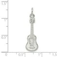 thumbnail image 2 of 925 Sterling Silver Guitar Charm Pendant, 2 of 5