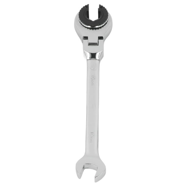 Llave De Trinquete, 2 Cabezales Desmontaje Rápido Profesional 72 Dientes Llave De Trinquete Con Cabezal Flexible Para Tubos De Aire Acondicionado
