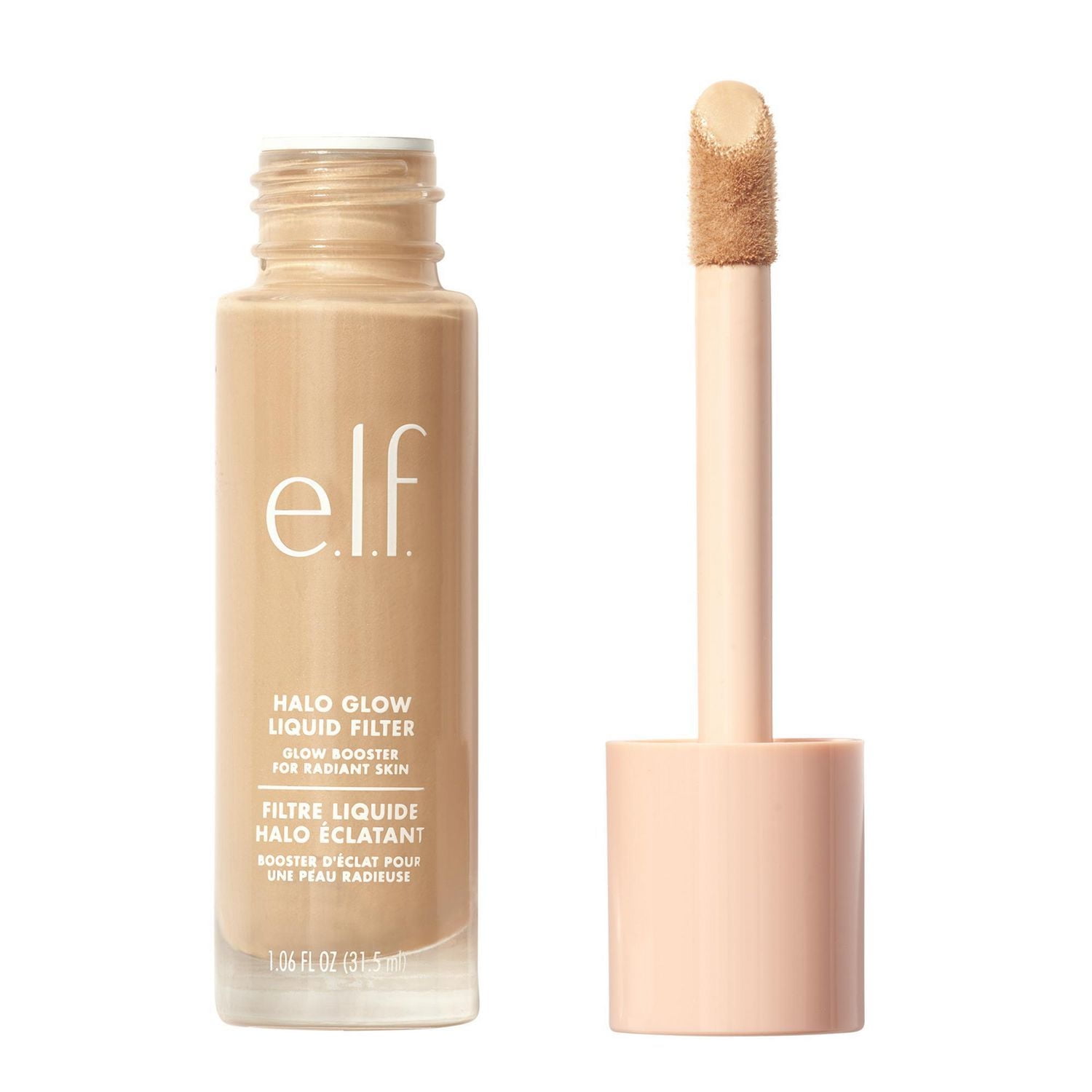 e.l.f. Cosmetics Halo Glow Liquid Filter, Complexion Booster For A Glowing, Soft-Focus Look, Infused With Hyaluronic Acid, Vegan & Cruelty-Free. 31.5 ml