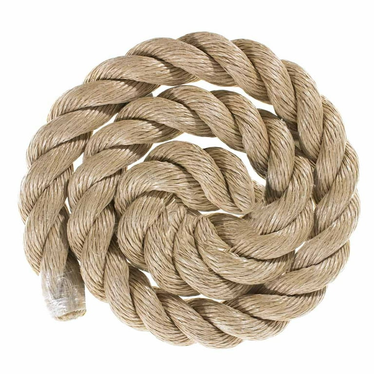 Golberg  100% Natural Fiber Twisted Sisal Rope (3/8 Inch, 25 FT) 