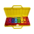 thumbnail image 2 of Xilófono Glockenspiel de 8 notas con resonador y campanas, juguete musical con teclas de metal para niños y niñas., 2 of 9