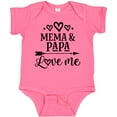 thumbnail image 3 of Inktastic Mema and Papa Love Me Girls Baby Bodysuit, 3 of 5