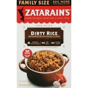Zatarain's No Artificial Flavors Gluten Free Family Size Dirty Rice Mix, 12 oz Box