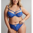 thumbnail image 4 of Sculptresse by Panache Josephine Full Cup Underwire Bra (10855),36JJ,Cobalt/Latte, 4 of 6