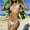 c01White, variant on Hduncf Women Sexy Crystal Rhinestone Bikini Set, Halter Triangle 2 Piece Swimsuit, High Cut Cheeky Bathing Suit Black S