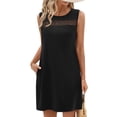 thumbnail image 3 of Wiholl Summer Dresses for Women 2026 Beach Vacation Fashion Lace Mini Tank Dress with Pockets, 3 of 9