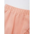 thumbnail image 6 of iEFiEL Kids Girls Wrap Skirt Dance Basic Classic Chiffon Mini Skirt with Waist Tie, 6 of 7