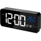 thumbnail image 1 of CHAO Despertador Digital Reloj Digital Reloj Digital Led Despertador Con Posposición De Temperatura 2 Alarmas 12/24 Horas Puerto De Carga Usb 16 Músicas (negro), 1 of 5