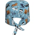 thumbnail image 2 of Working Cap with Sweatband for Women Men, Adjustable Cleaning Working Hats, Surgical Caps(Tie Back), 2 of 6