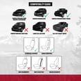thumbnail image 4 of Genuine Dickies 2-Piece Quincy Pro-Grade Seat Covers for Cars, Trucks, and SUVs, Black, 4 of 10