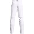 thumbnail image 2 of Under Armour Pantalon Utilitaire Pro Fuselé pour Garçons, Blanc (100)/noir, TG, 2 of 2