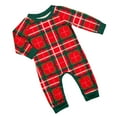 thumbnail image 2 of Onlypjs Family Matching Christmas Pajamas – Merry Christmas & Happy New Year Plaid Holiday Sleepwear Sets for Women, Men, 2 of 4