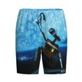 thumbnail image 6 of Wall-E Pajama Shorts for Men, Summer Graphic Lounge Pajama Bottoms Soft Sleep Pjs Pants with Drawstring & Pockets, 6 of 8