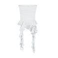 thumbnail image 5 of Ovbmpzd White Womens Tank Tops Tube Basic Sleeveless Skinny Square Neckline Stretchable Tank Tops for Women,S, 5 of 5