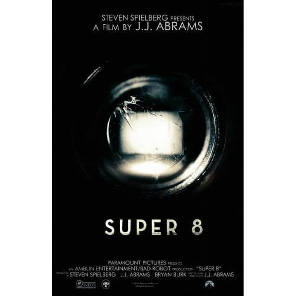 Super 8 Metal Poster 8inx 12in Art Print on Metal 8x12 Multi-Color Square Adults AB Posters