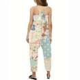 thumbnail image 3 of Wancir Girls' Casual Sleeveless Jumpsuits Spaghetti Strap Loose Romper Long Pants with Pockets, 3 of 6