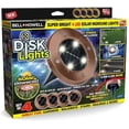 thumbnail image 1 of Bell + Howell Disk Lights Bronze - Heavy Duty Outdoor Solar Pathway Lights, 4 LED, Waterproof, Auto On/Off, 4 Pack, 1 of 11