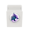 thumbnail image 1 of Dolphins Break Through Circles Desk Pencil Holder Cup Pen Organizer, 1 of 4