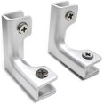 thumbnail image 1 of 2 Pcs de Supports à angle Droit pour Panneaux en Verre de 8mm, 1 of 4