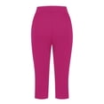 thumbnail image 4 of Seductiva Pink Womens Yoga Sweatpants Women's High Waisted Cutout Leggings - Yoga Cropped Pants with Comfortable Elastic Waist | Lightweight Soft Lounge Pajama Pants for Casual & Daily Wear, 4 of 6