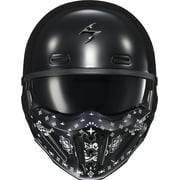Scorpion Covert X Bandana Helmet Replacement Facemask Gloss Black