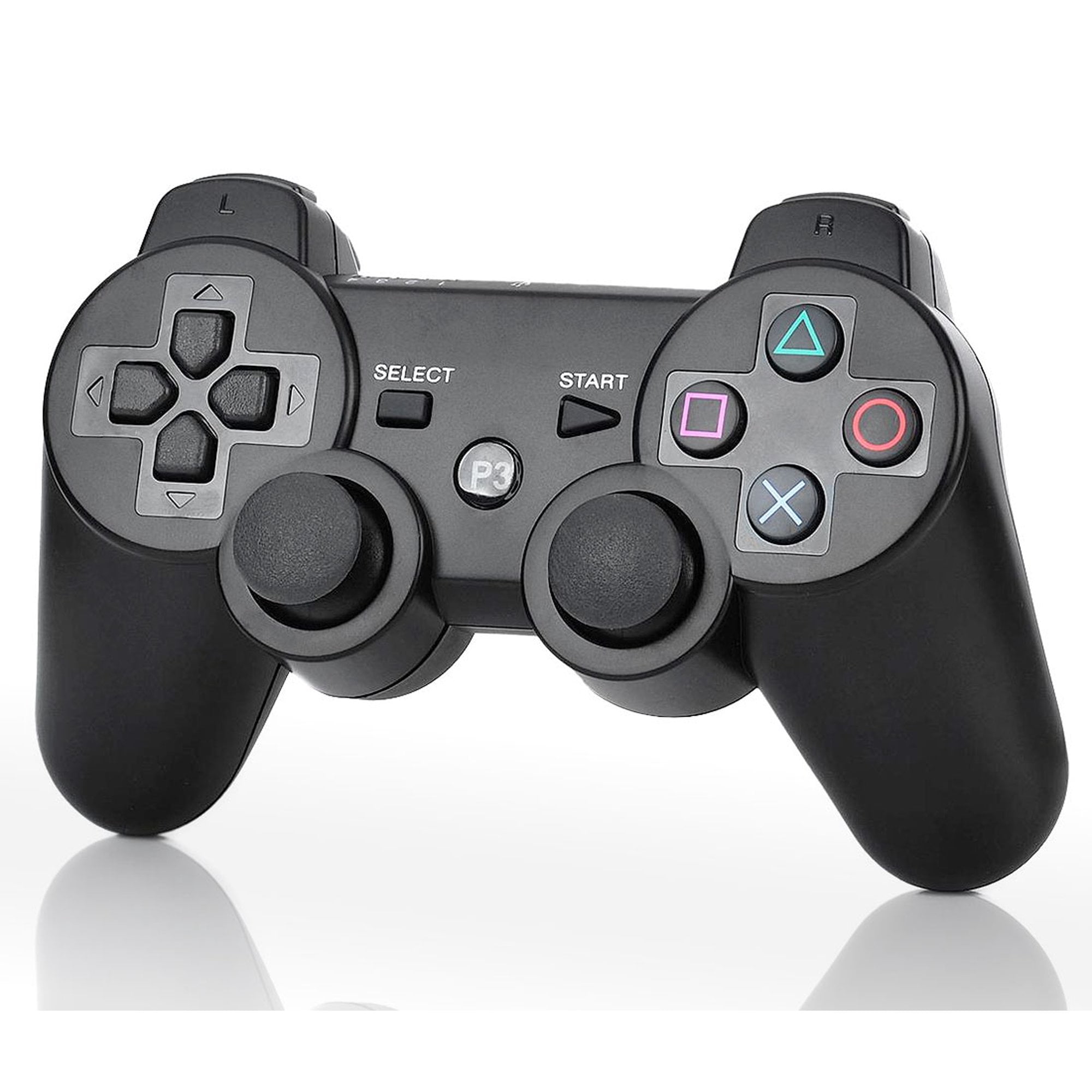 feminin tetraeder Uden for Controllers for PS3 ,Wireless Playstation 3 Gaming Controller with Double  Shock & Motion Sensor, PS3 Controller Bluetooth Rechargeable Gamepad Remote  PS3,Black(1 Pack) - Walmart.com