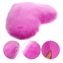 Luxshiny Purple Heart Pillow Cushion Plush Throw Pillow for Living Room 1Pack
