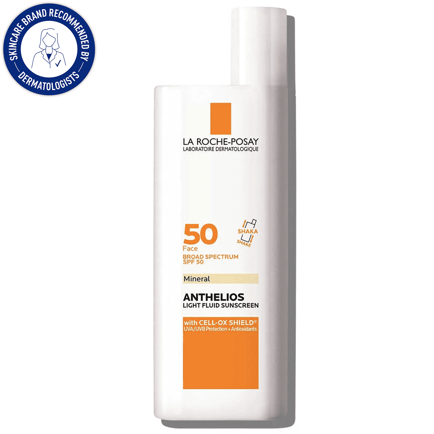 La Roche-Posay Anthelios 50 Mineral Ultra Light Sunscreen Fluid SPF 50 for Face, 1.7 fl oz