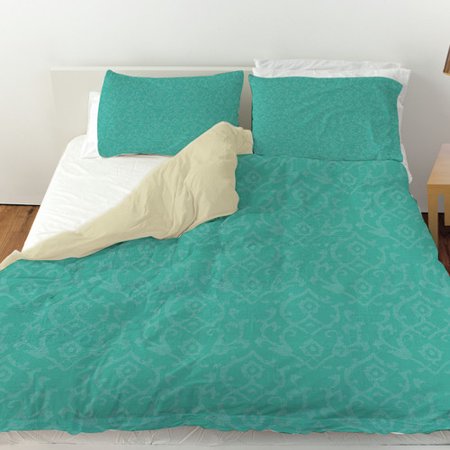Manual Woodworkers & Weavers Flowing Damask Duvet Cover
